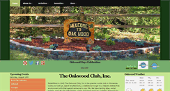 Desktop Screenshot of oakwoodclub.com
